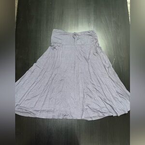 Elegant Gray Women's Skirt